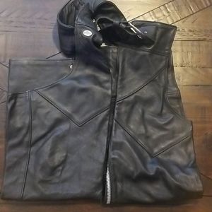 Harley Davidson leather chaps mens small
